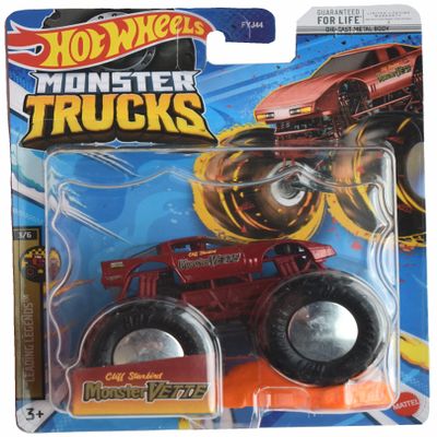 Hot Wheels Monster Trucks Monster Vette, 2023 Connect and Crash Car [Leading Legends 3/6]
