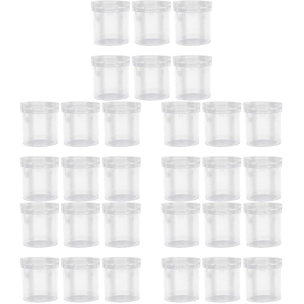BCOATH 30 Pcs Observation Cup Clear Container Vacuum Container Outdoor Playpen Butterflies Container Critter Case Reptile Enclosures Biology Science Observer Magnifying Cup