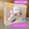 Montessori Mama Makeup and Salon Set - Wooden Pretend Play Beauty Play Makeup Kit with Styling Tools and Cosmetics - Pretend Makeup for Toddlers for 4 Year Old Girl view 4