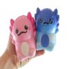 Curious Minds Busy Bags 2 Random Color Axolotl 4" Slow Rise Squishy Toys - Memory Foam Party Favors, Fidgets, Prizes, OT view 2