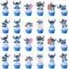 25Pcs Sti-tch Party Decorations, Sti-tch Birthday Party Cake Topper Cupcake Toppers Decoration for Sti-tch Theme Party Favors Supplies for Kids Baby Shower Decor view 2