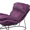 AAGAZA 1/6 Scale Rocking Chair Miniature Accessories Single Sofa Model for 12 in ch Action Figures, Pink (Color : Violet) view 4