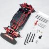 AAGAZA 1/10 RC Body Chassis Replace with Shock Absorbers for DG02 Parts DIY Accessories Upgrade RC Car Model view 2