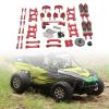 AAGAZA Upgrade Parts Kits, for 144001, 144002, 144010,124017, 124019 124007 Xdkj-001 Xdkj-006 1:12 1:14 RC Car, Blue (Color : Red) view 2
