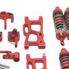 AAGAZA Upgrade Parts Kits, for 144001, 144002, 144010,124017, 124019 124007 Xdkj-001 Xdkj-006 1:12 1:14 RC Car, Blue (Color : Red) view 4