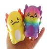 12 Small 3.25" Axolotl Slow Rise Squishy Toys - Memory Foam Party Favors, Fidgets, Prizes, OT (Bulk - 12 Axolotls (1 Dozen)) view 4