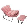 AAGAZA 1/6 Scale Rocking Chair Miniature Accessories Single Sofa Model for 12 in ch Action Figures, Pink (Color : Rosa) view 1