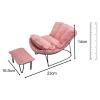 AAGAZA 1/6 Scale Rocking Chair Miniature Accessories Single Sofa Model for 12 in ch Action Figures, Pink (Color : Rosa) view 2