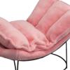 AAGAZA 1/6 Scale Rocking Chair Miniature Accessories Single Sofa Model for 12 in ch Action Figures, Pink (Color : Rosa) view 3