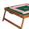 AAGAZA Chinese Mahjong Game Set Table Game Entertainment Mahjong Table for Picnic Adults, 30 Jade Color (Color : 30 Pink) view 4