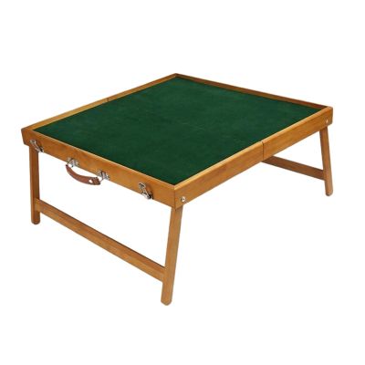 AAGAZA Chinese Mahjong Game Set Table Game Entertainment Mahjong Table for Picnic Adults, 30 Jade Color (Color : Mahjong Table)