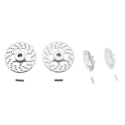 GPM for TRAXXAS-1/10 4WD Ford GT4-TEC 2.0 Aluminum Alloy Simulation Brake Disc + Caliper Set