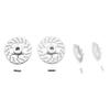 GPM for TRAXXAS-1/10 4WD Ford GT4-TEC 2.0 Aluminum Alloy Simulation Brake Disc + Caliper Set view 1