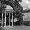 Noah Jigsaw Puzzle The Old Well at UNC Chapel Hill During The Spring with Azaleas Blooming North Carolina in Black White 1000 Pieces view 2