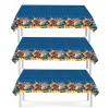 3 Pcs Hot Race Car Themed Party Tablecloth, Car Wheel Birthday Party Supplies Include Plastic Table Covers for Boy and Girl (42.5X70.8inch) view 2