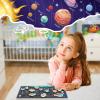 Zeoddler Movable Solar System Puzzle for Kids 3-6, Wooden Space Toys, Planets for Kids Preschool Learning Activities, Gift for Boys, Girls view 2