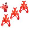 Large 20" RED Blow-up Inflatable Lobster Pool Toy Luau Nautical Clam Bake Beach Hawaii Key West Theme Party Decoration (3 Pack) view 1
