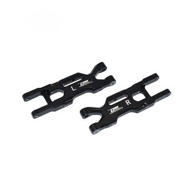 Aluminum Alloy Rear Lower Swing Arm Set for LOSI 1/18 Mini-T 2.0 2WD Stadium Truck RTR RC Car - (Color: Black)
