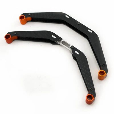 Carbon Fiber Landing Skid for DIY Tator Align Trex RC 550/600 Helicopter