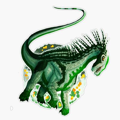 Amargasaurus (Without Text) Sticker Decal Size 5"