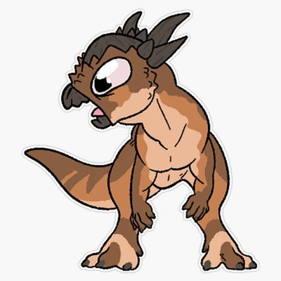 Stygimoloch Sticker Decal Size 5"