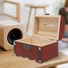 Cabilock Vintage Wooden Piggy Bank with Lock Treasure Chest Style Money Box for Kids and Adults Secure Coin Storage Savings Bank 5.85 X 1 X 5.85 Inches view 3