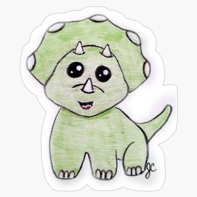 Tiny Triccy Sticker Decal Size 5"