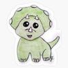 Tiny Triccy Sticker Decal Size 5" view 1