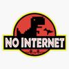 No Internet Sticker Decal Size 5" view 1