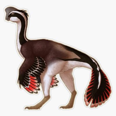 Citipati Sticker Decal Size 5"