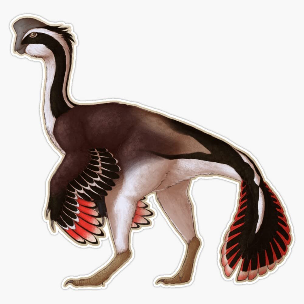 Citipati Sticker Decal Size 5"