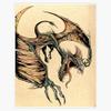 Chaos Pterodactyl Sticker Decal Size 5" view 1