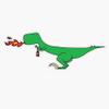 Hot Sauceiraptor Sticker Decal Size 5" view 1