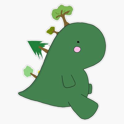 Tree Rex Sticker Decal Size 5"