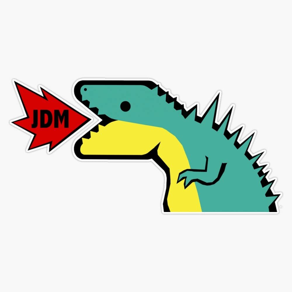 JDM Dino Sticker Decal Size 5"