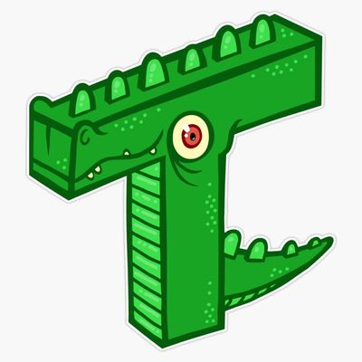 T-Rex Sticker Decal Size 5"