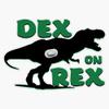 Dex On Rex Sticker Decal Size 5" view 1