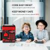 ATM Piggy Bank for Boys Girls, Vcertcpl Mini ATM Coin Bank Money Saving Box with Password, Kids Safe Money Jar for Adults with Auto Grab Bill Slot, Great Gift Toy Bank for Kids(Camouflage Red) view 2
