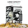 ATM Piggy Bank for Boys Girls, Vcertcpl Mini ATM Coin Bank Money Saving Box with Password, Kids Safe Money Jar for Adults with Auto Grab Bill Slot, Great Gift Toy Bank for Kids(Camouflage Gray) view 4