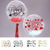 12pcs Fathers Day BOBO Balloon Stickers, Happy Father's Day Letters Decals, DIY Glass Sticker Party Supplies Decoration, for Transparent Balloons Wall Gift Decor view 3
