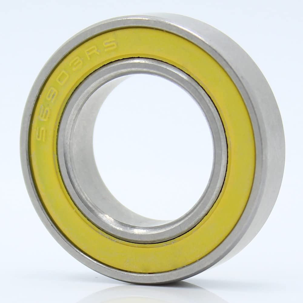 6903-2RS Stainless Bearing 17 * 30 * 7 mm (1 PC) ABEC-3 6903 RS Bicycle Hub Front Rear Hubs Wheel 17 30 7 Ceramic Balls Bearings