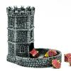 KSNDie Dice Tower D&D Castle Dice Rolling Tower for Role Playing Game | Easy Roller Perfect for DND Tabletop Game and RPG (Grey) view 1