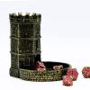 KSNDie D&D Dice Tower, Castle Dice Rolling Tower for Role Playing Game | Easy Roller Perfect for DND Board Game and RPG (Ancient Golden) view 1