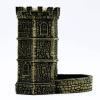 KSNDie D&D Dice Tower, Castle Dice Rolling Tower for Role Playing Game | Easy Roller Perfect for DND Board Game and RPG (Ancient Golden) view 4