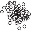 1000x 304 Strong Stainless Steel Open Split Jump Rings Connector Jewellery Findings DIY Craft Loop No Fade Silver/Yellow Gold/Rose Gold Bulk (5mm, Black) view 1