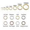 1000x 304 Strong Stainless Steel Open Split Jump Rings Connector Jewellery Findings DIY Craft Loop No Fade Silver/Yellow Gold/Rose Gold Bulk (5mm, Black) view 2