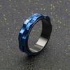 LuckyAmor Fidget Rings For Anxiety For Women, Spinning Anxiety Ring Stainless Steel Two Gear Fidget Ring High Polish Anxiety Ring for Men Wedding Band Gifts Jewelry Size 6-10 view 3