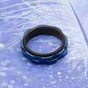 LuckyAmor Fidget Rings For Anxiety For Women, Spinning Anxiety Ring Stainless Steel Two Gear Fidget Ring High Polish Anxiety Ring for Men Wedding Band Gifts Jewelry Size 6-10 view 4