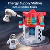 iPlay, iLearn Rocket Outer Space Toys, Kids Spaceship Playset with Space Shuttle, Electric Drill, 2 Astronauts, Educational STEM Take Apart Adventure Gift for 3 4 5 6 7 8 Year Old Boy Girl view 3