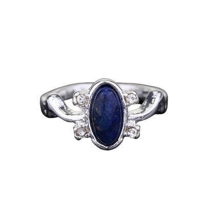 The Rings Elena Gilbert Daylight Rings Vintage Crystal Ring With Blue Lapis Fashion Action Figure Cosplay Toys